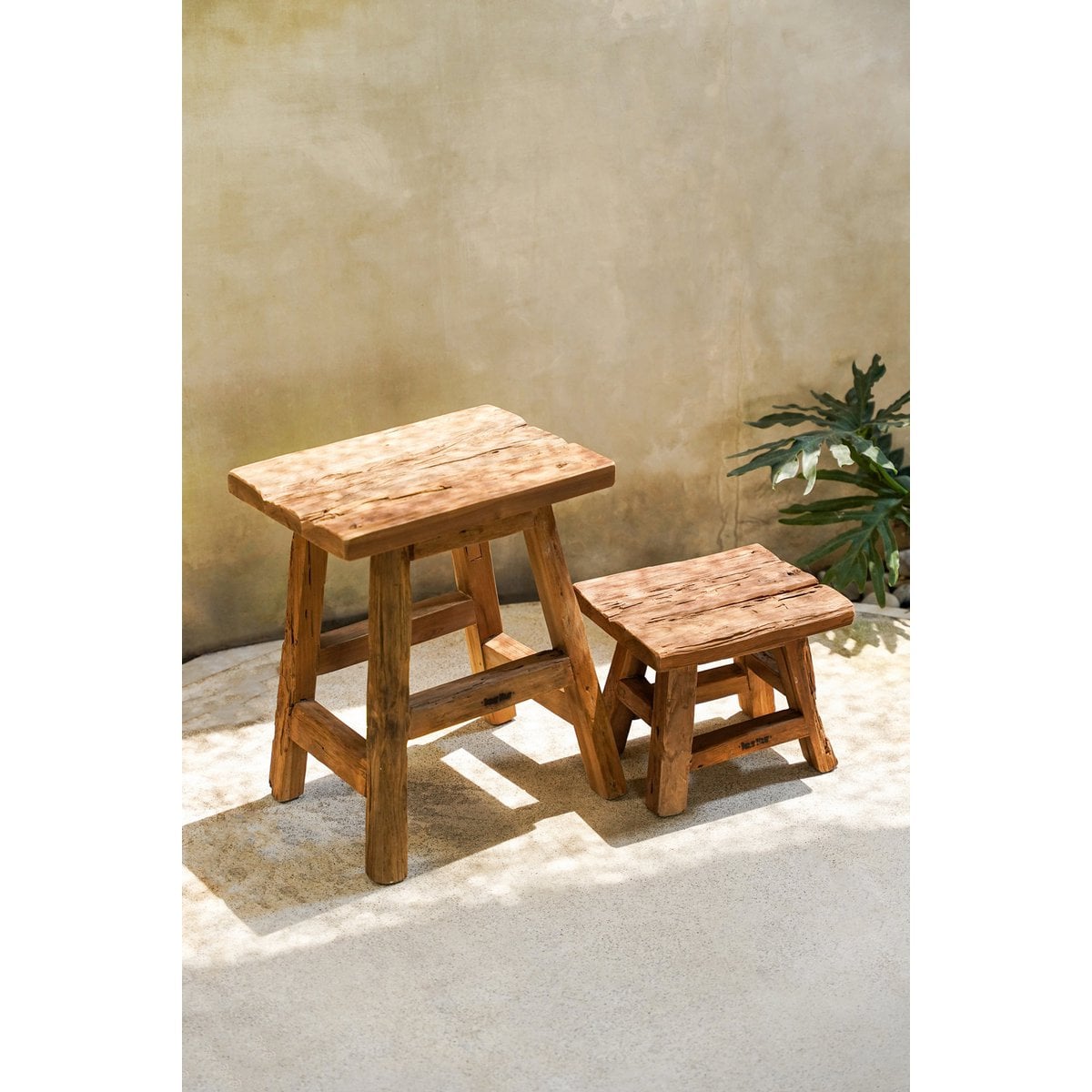 Le Tabouret Yoke - Naturel - S